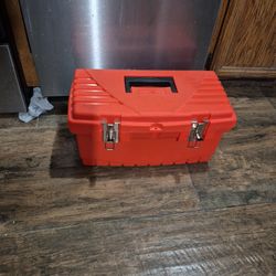 Like New Plastic Tool Or Craft Tool Box