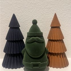 Flocked Christmas Decor