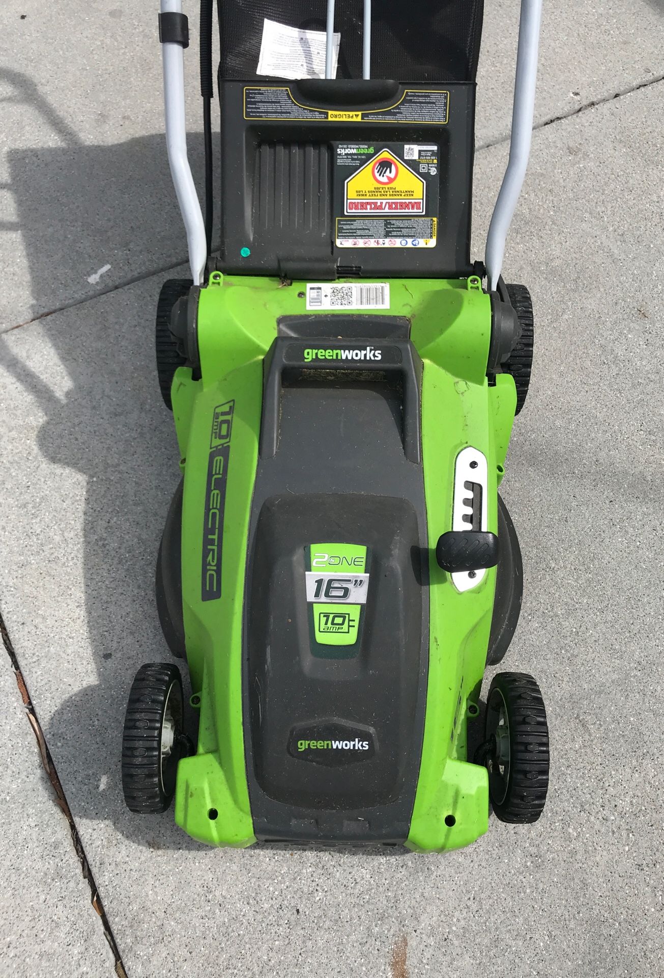 Green works Lawn Mower