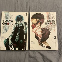 Tokyo Ghoul Vol 1 and 2 Manga