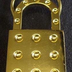 Roberto Coin Gold Tone Key Chain Key Ring NWOT