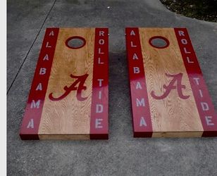 Alabama corn hole boards