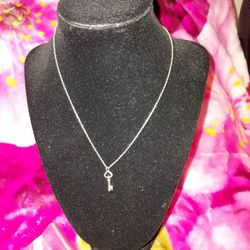 Sterling Silver Chain And Pendant 