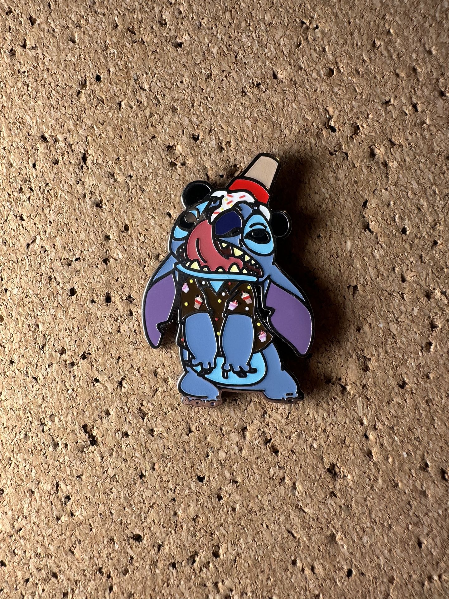 2025 Disney Parks Stitch Attacks Snacks Mystery Pouch Pin Stitch ICE CREAM