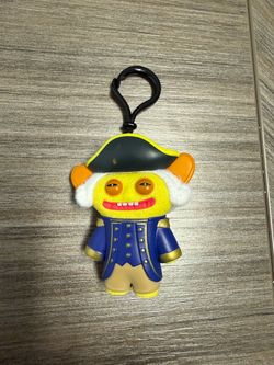 Fuggler Bag Clip USA 250 Years Patriotic George Washington Flocked Grin New
