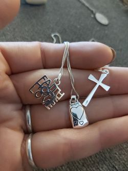 Sterling silver necklaces 20 each