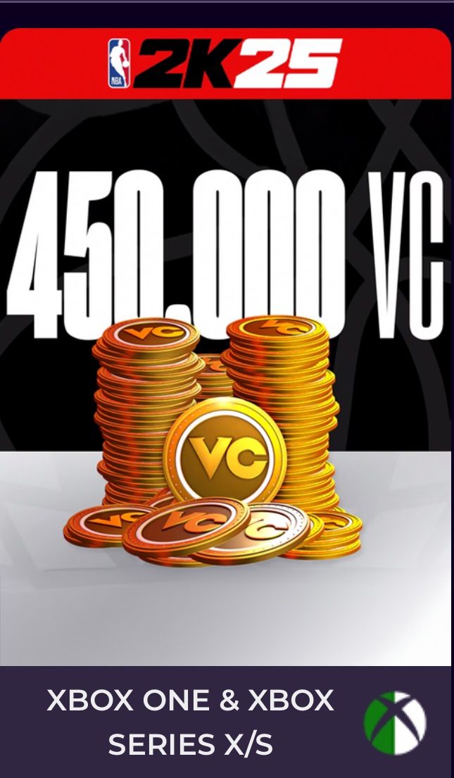 NBA 2k25 Vc 450000 Game Key Xbox Series X