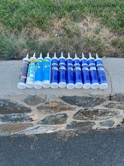 (11) BRAND NEW Tubes of Caulking