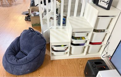 Toy organizer and puf