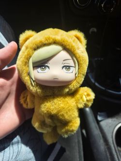 Anime Character Plush Doll in Bear Costume