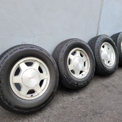 16" GMC SIERRA  rims/tires