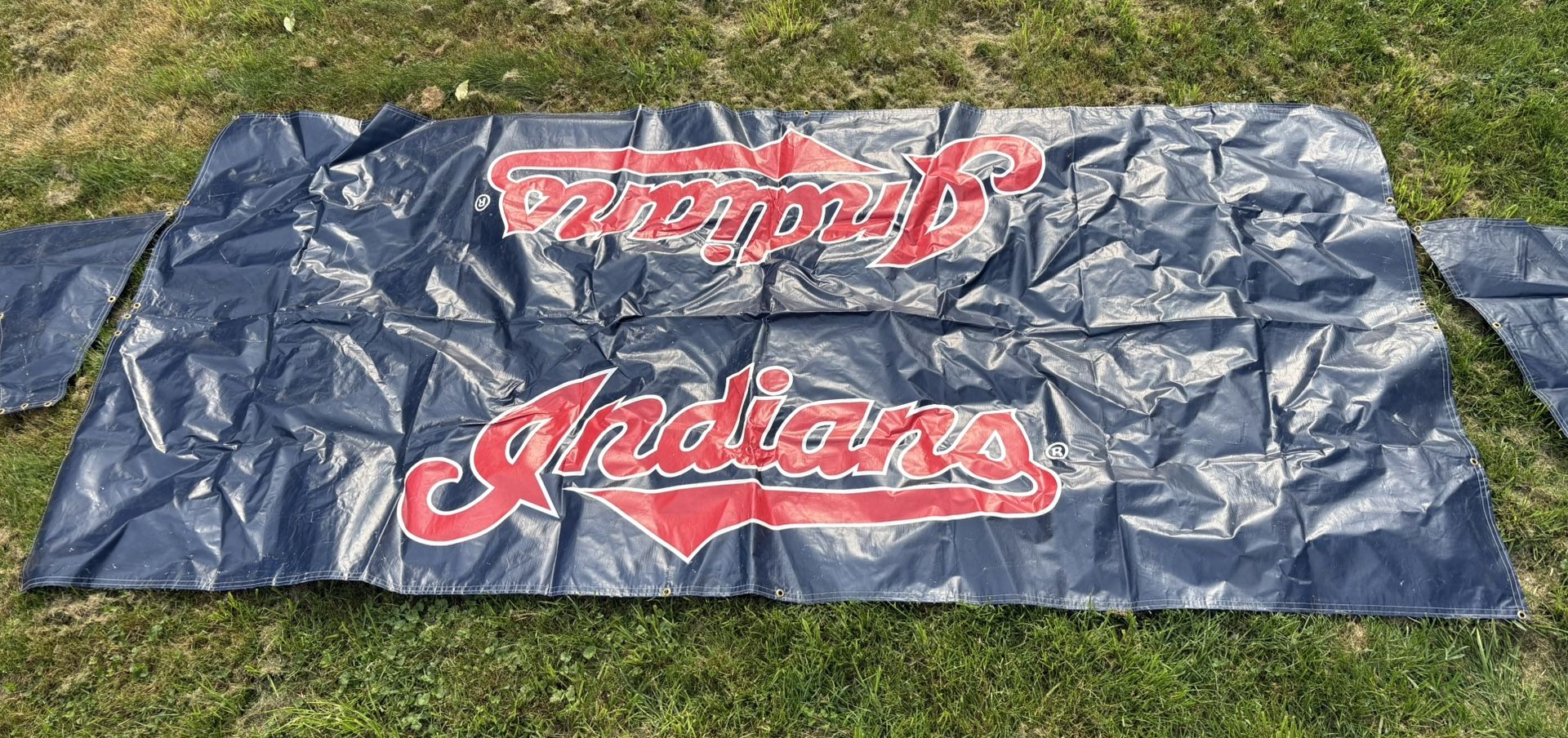 HUGE CLEVELAND INDIANS SIGN