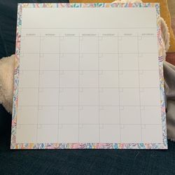 White Board Calendar
