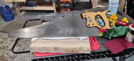 PAX Sanderson Newbould Sheffield Hand Saw 26in crosscut