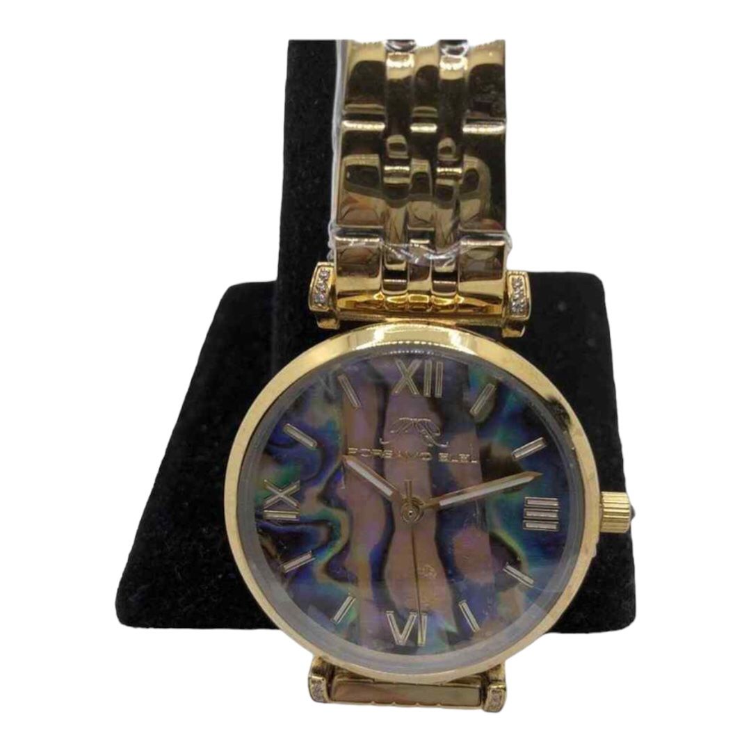 Porsamo BLEU Sylvie Abalone Dial Two Tone Bracelet Watch, 32mm display picture 2