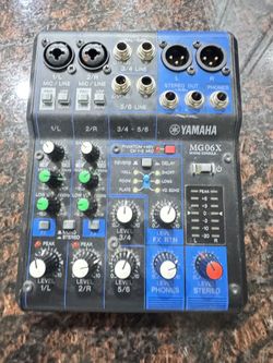 Yamaha MG06X 6-Channel Mixer