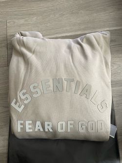 Essential dusty beige hoodie  X-Large
