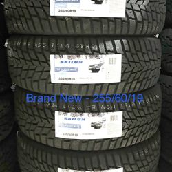 (4) - 255/60/19 Sailun Ice Blazer WSTX Snow Tires
