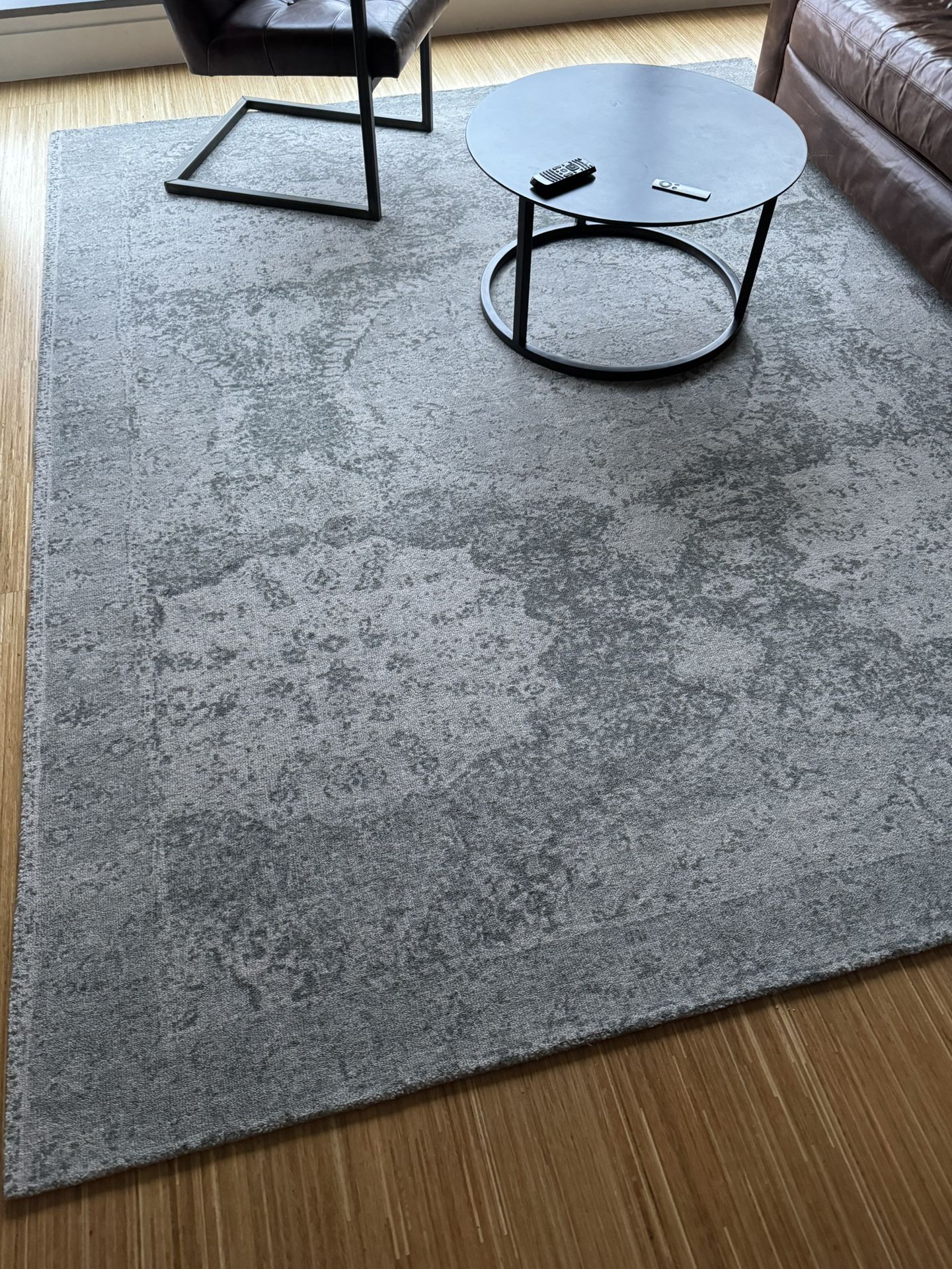 Pottery Barn Barret Hand Loomed Wool Rug, 8x10’, Gray