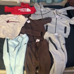 nike techs and nikes hoodies brand new 