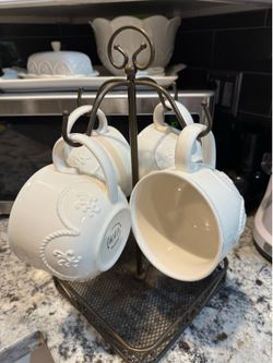 Princess House Marbella Soup Mugs - 22oz