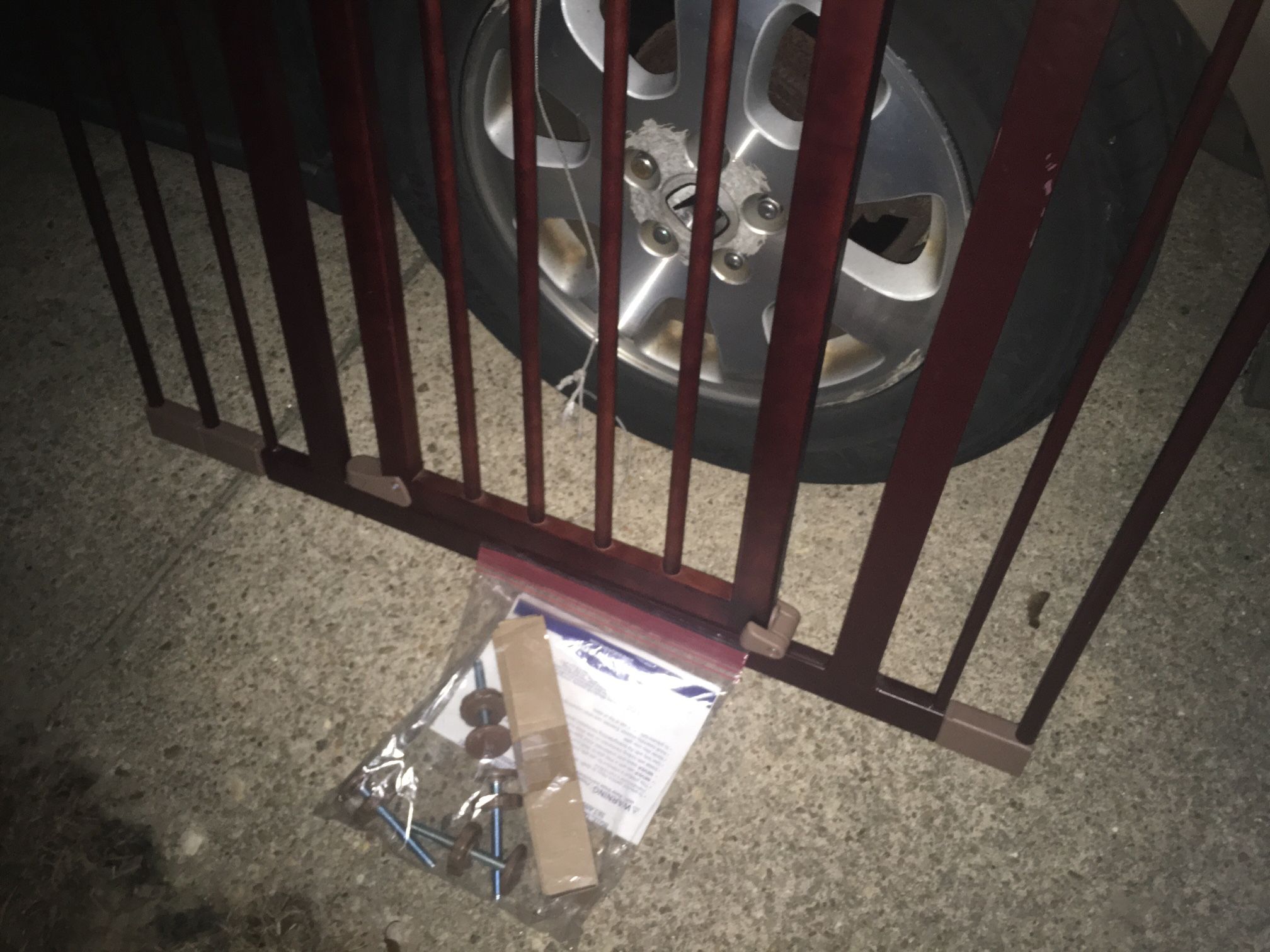 Lnew Walk Through Safety Gate With Extension Kit Hardware And Paperwork Only $45 Firm