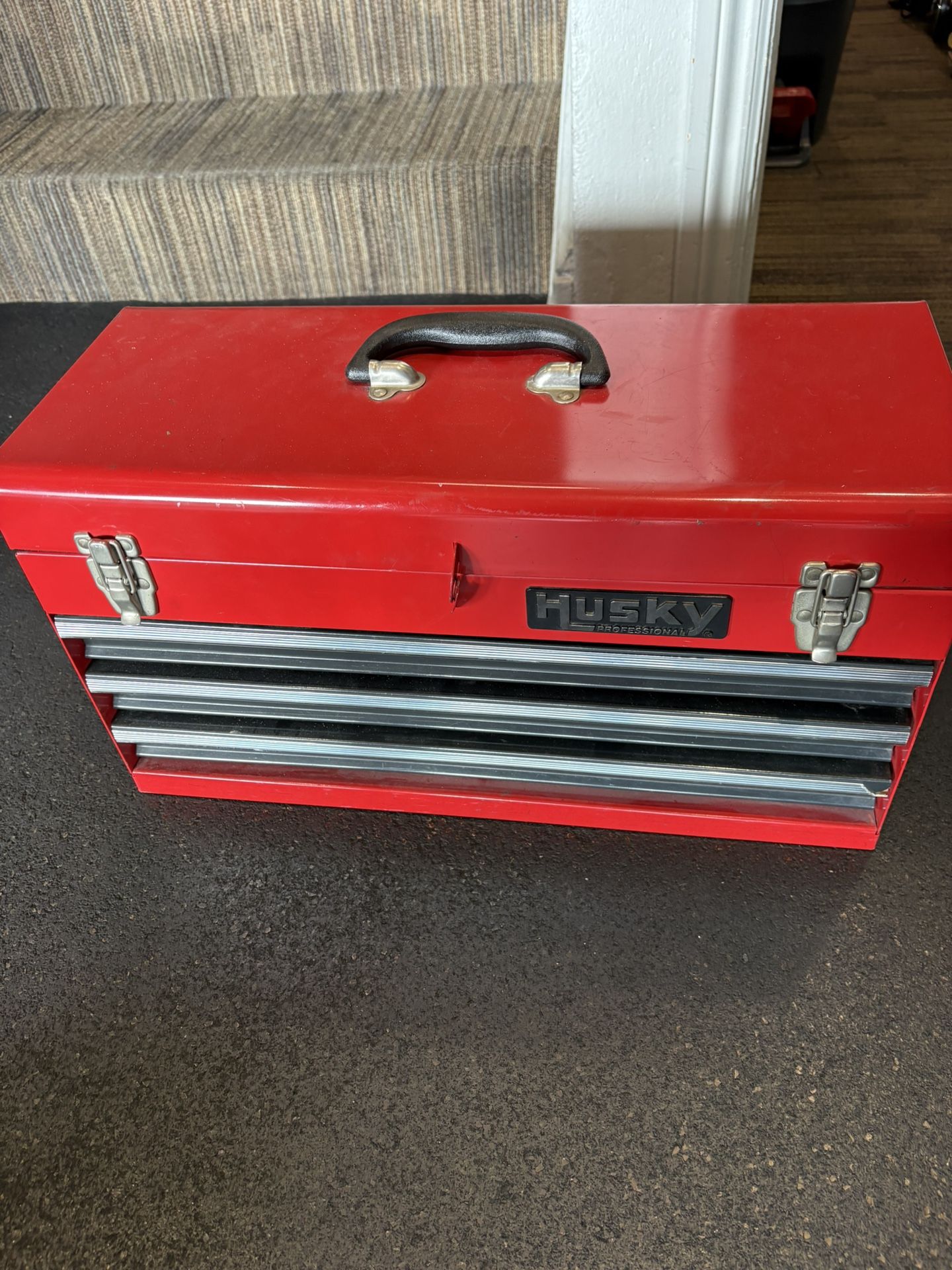 Husky Tool Box With Tools