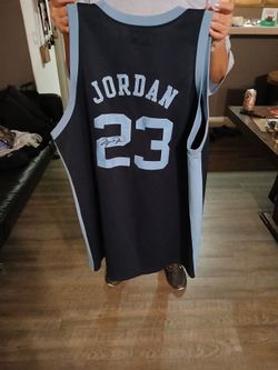 Jordan #23 Signed Basketball Jersey