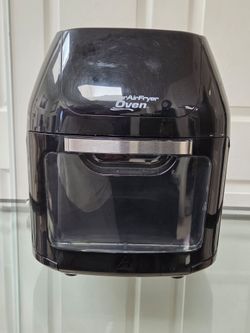 Air Fryer Oven Black with Glass Door