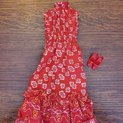 Vintage #3277 Francie Peasant Dress