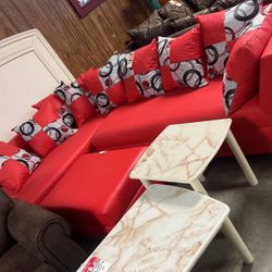 Brand new sectional and cocktail ottoman for $950