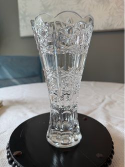 Bohemian Lead Crystal Vase