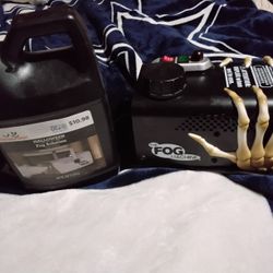 Fog Machine And Solution Both For $17