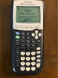 Texas Instruments Graphing Calculator TI-84 Plus