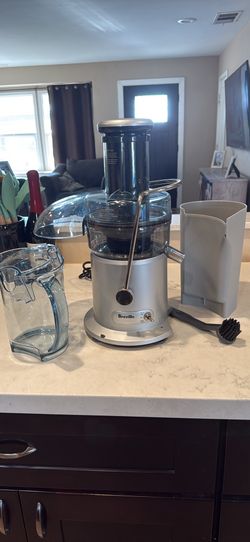 breville bje200xl juice fountain compact centrifugal machine, 25 fl oz,
