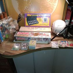 Baseball Card Collection And Extras