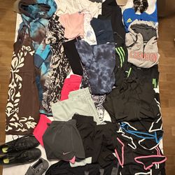41 Piece Women’s Clothing & Accessories Lot - 15 Shorts, 5 Leggings, Etc. - Saucony, Sugoi, Nike, etc.