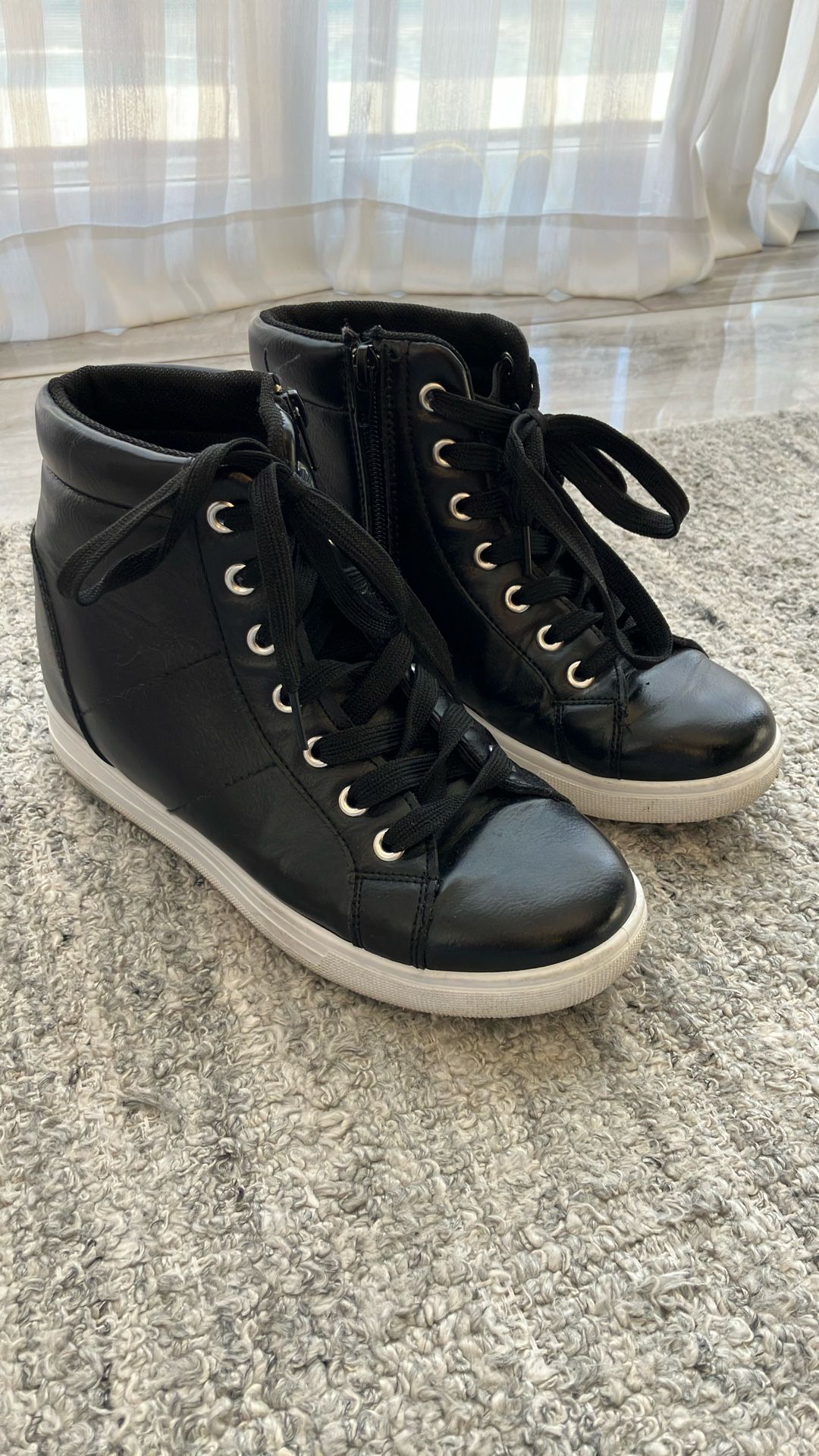 Ladies Wedge Sneakers - Size 7