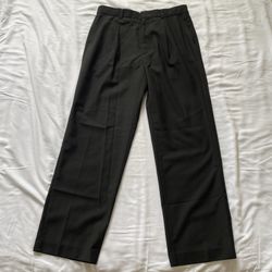CAMBRIDGE Members Black Dress Slacks 32x28 Straight Leg