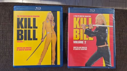 Kill Bill 1 and 2 blurays - 2 is new and sealed