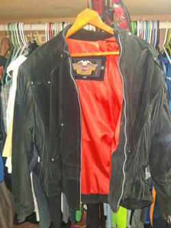 Womens Leather Harley Davidson  jacket