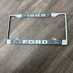 Pair Of 1929 Ford license plate frame
