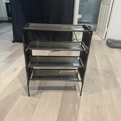 Compact 4 Tier / 4 Level Shoe Rack Shelf Stand