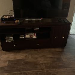 Large Wooden Entertainment Center HEAVY 