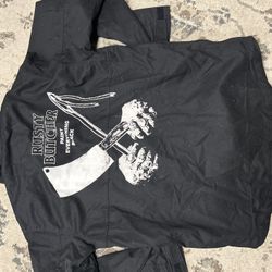 Rusty Butcher rain jacket