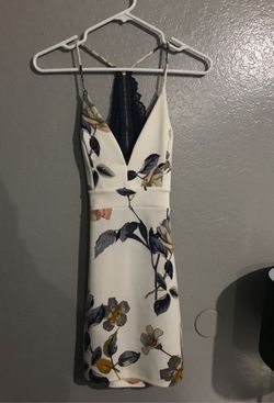 Floral tight mini dress