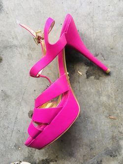 Pink heels