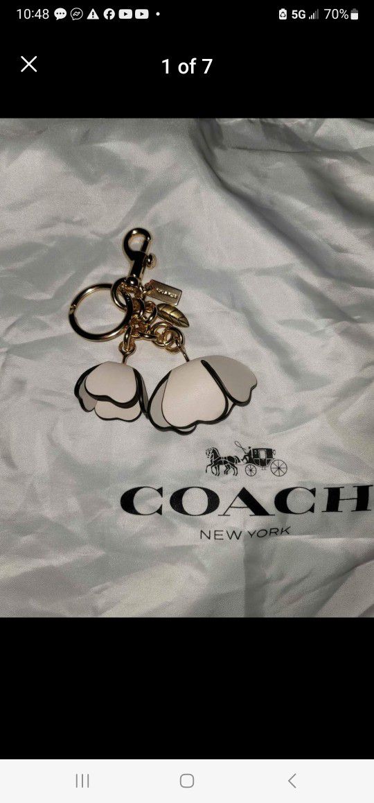 Coach Keyring/Bag Charm 