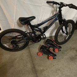 Bicycle and Skates 