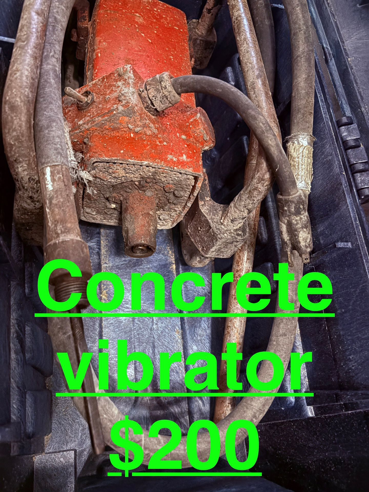 concrete vibrator
